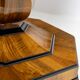 Extendable Biedermeier walnut round table - 1920-1939