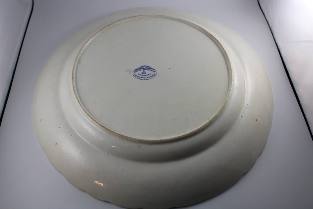 Large “thousand flowers” plate david johnston circa 1840