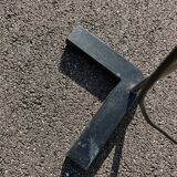 Vintage lampe Samp manade 1970 orange boomerang