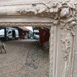 Large antique mirror/wooden frame