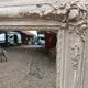 Large antique mirror/wooden frame