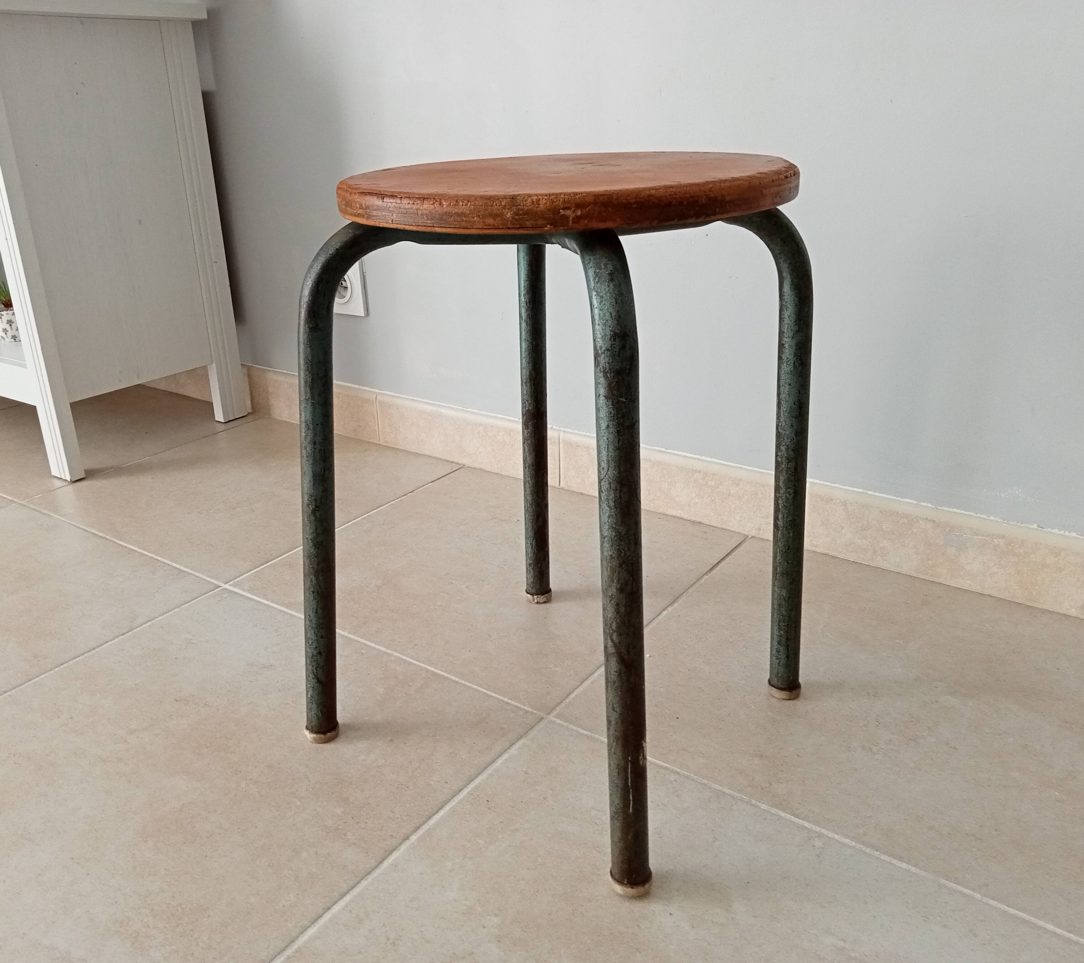 Vintage workshop stool 50s/60s