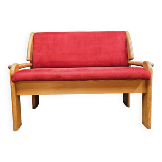 Scandinavian design bench 1970