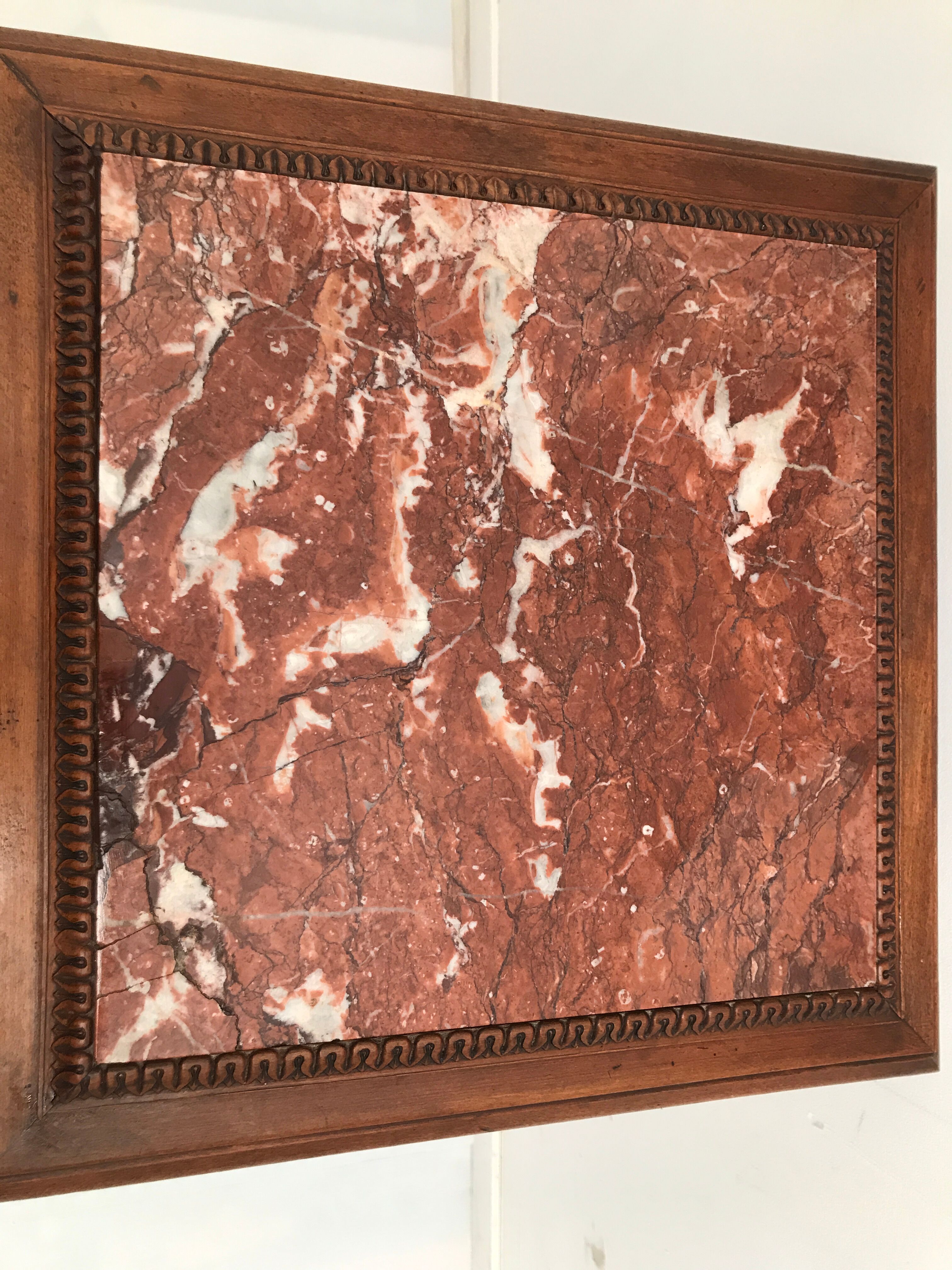 Saddle marble tray 1900