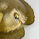 60s 70s Peill & Putzler ceiling lamp glass space design lamp