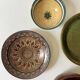 Antique Berber pottery in glazed ceramic