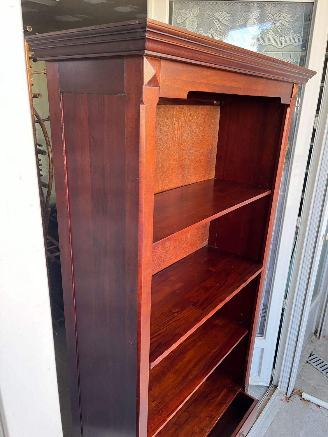 Wooden bookcase
