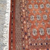 Oriental carpet silk wool