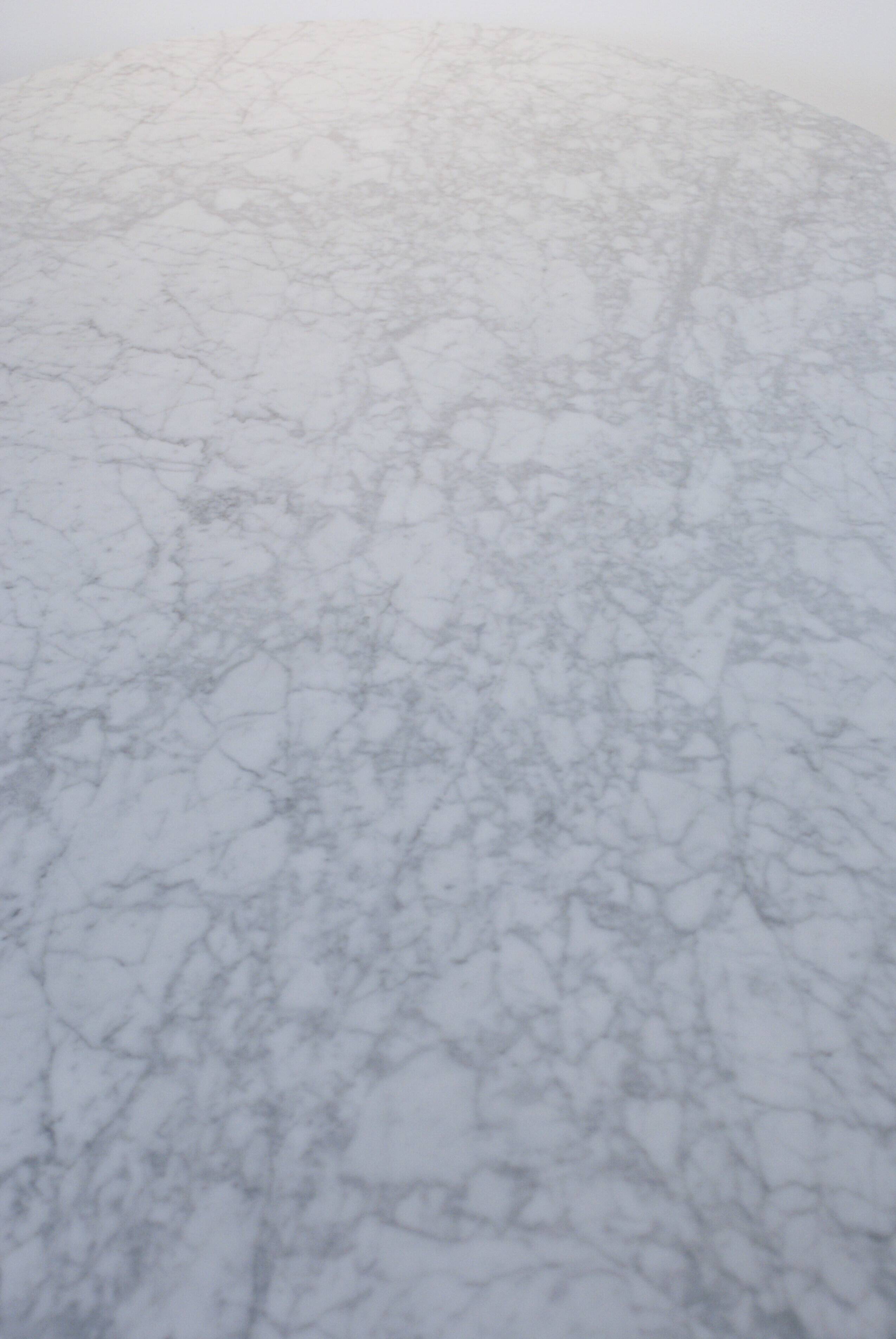 Large Oval Tulip Marble Dining Table by Eero Saarinen for Knoll