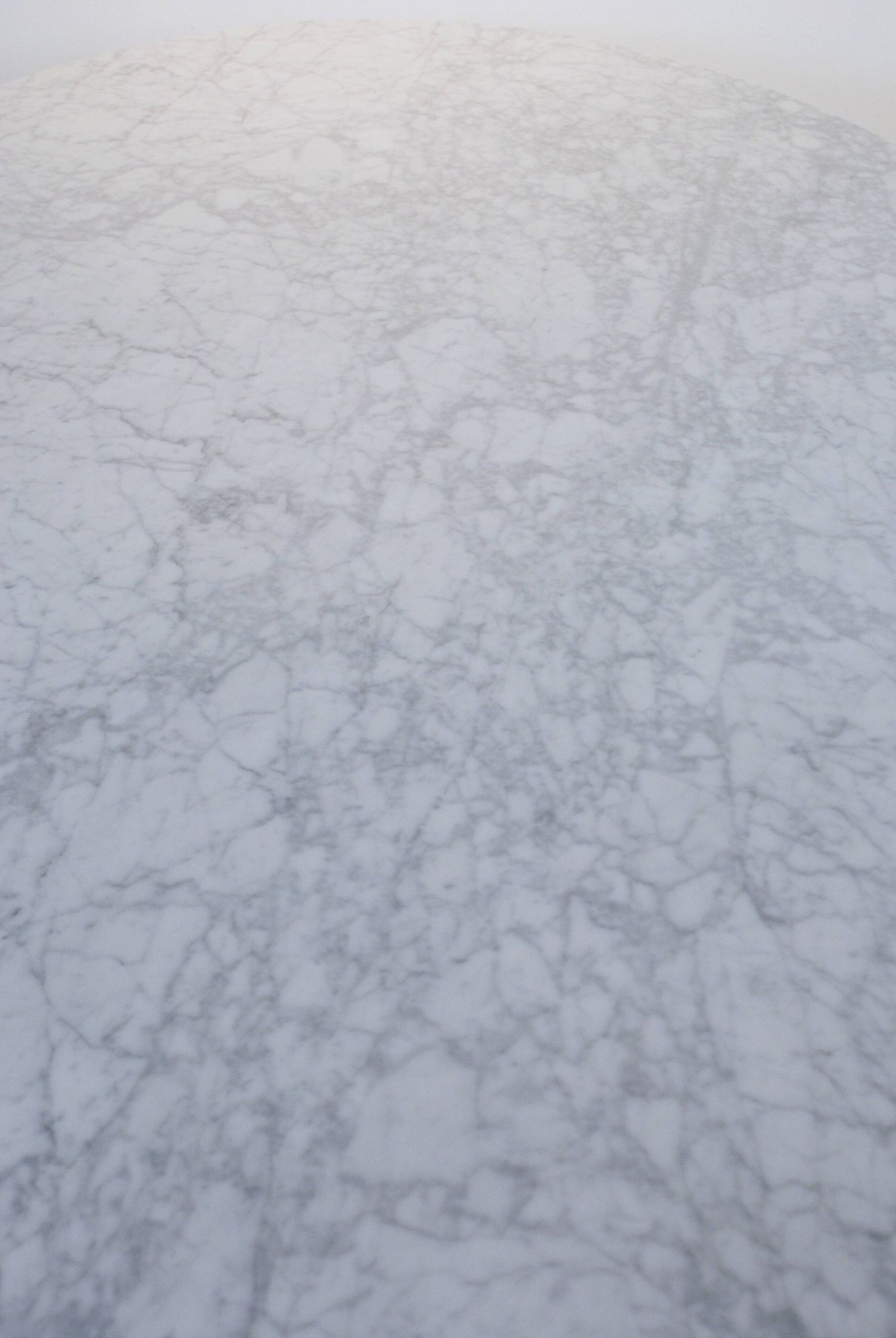 Large Oval Tulip Marble Dining Table by Eero Saarinen for Knoll