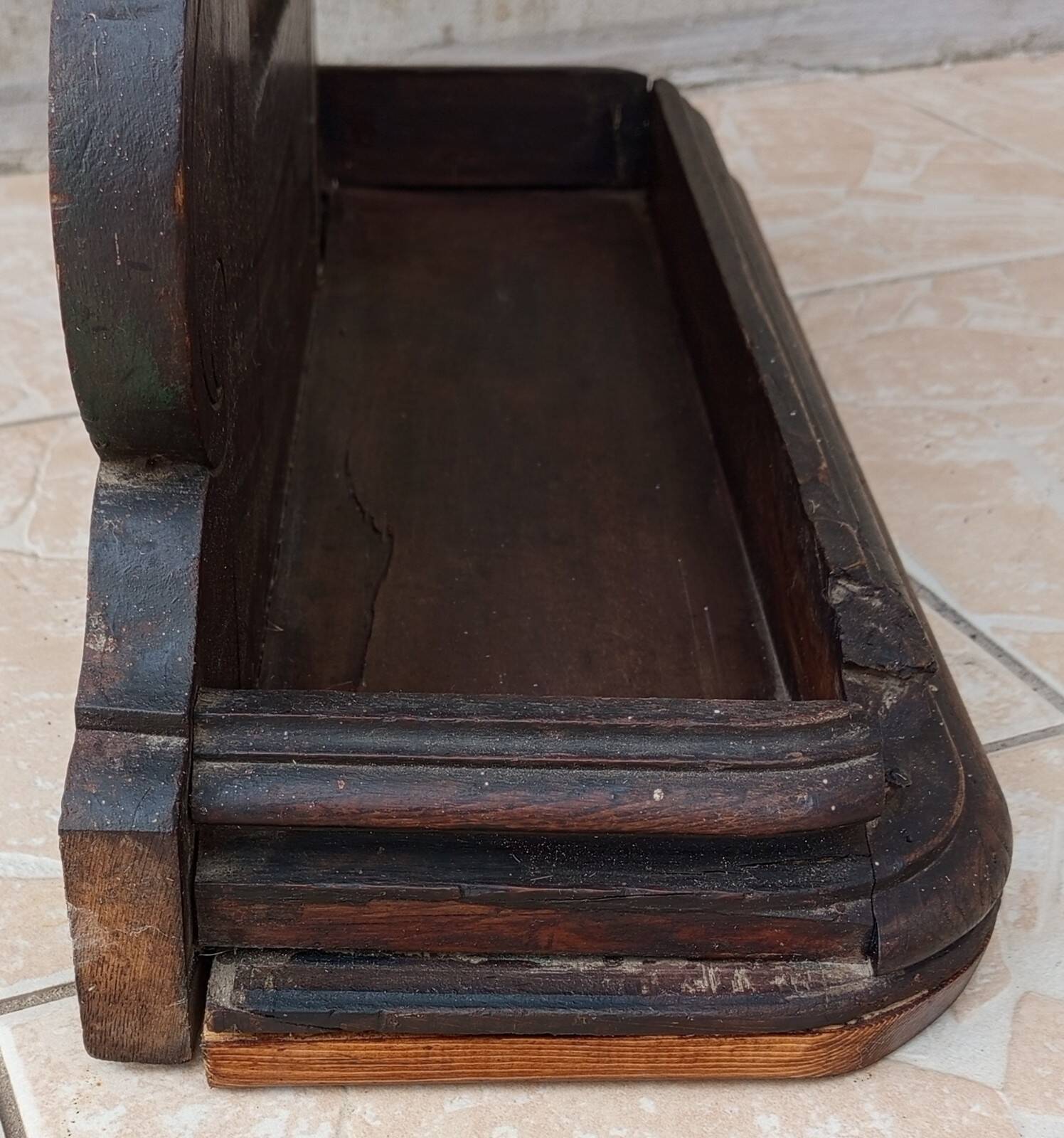 Louis XV Oak Coat Rack Hall Stand 19th Century