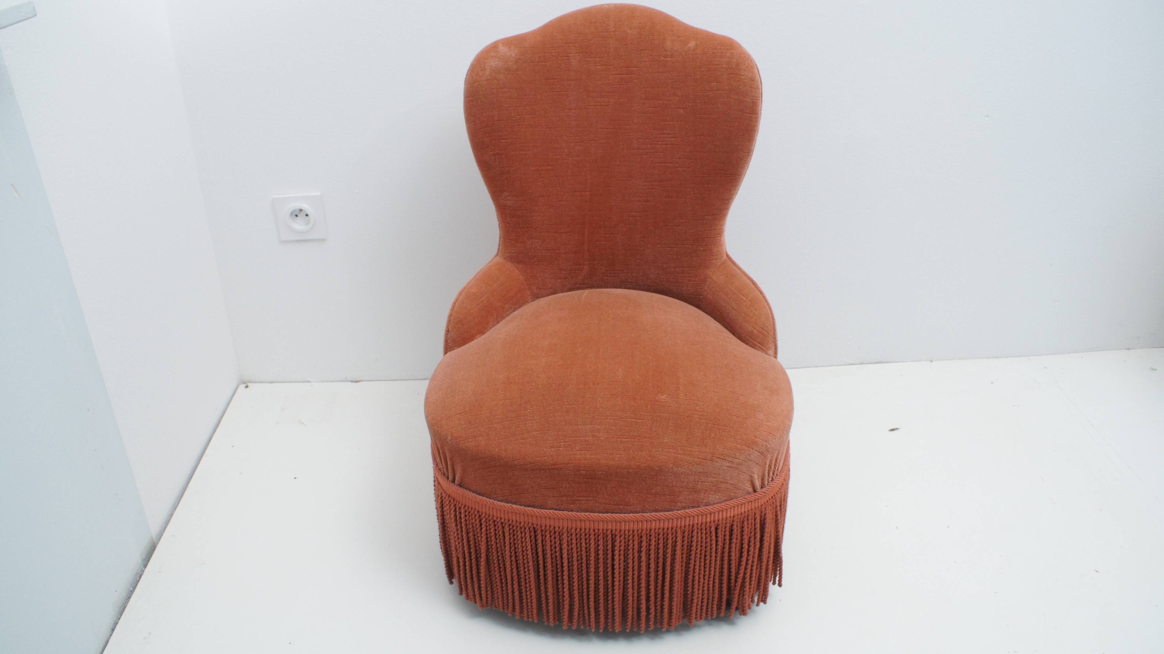 Fauteuil crapaud vintage