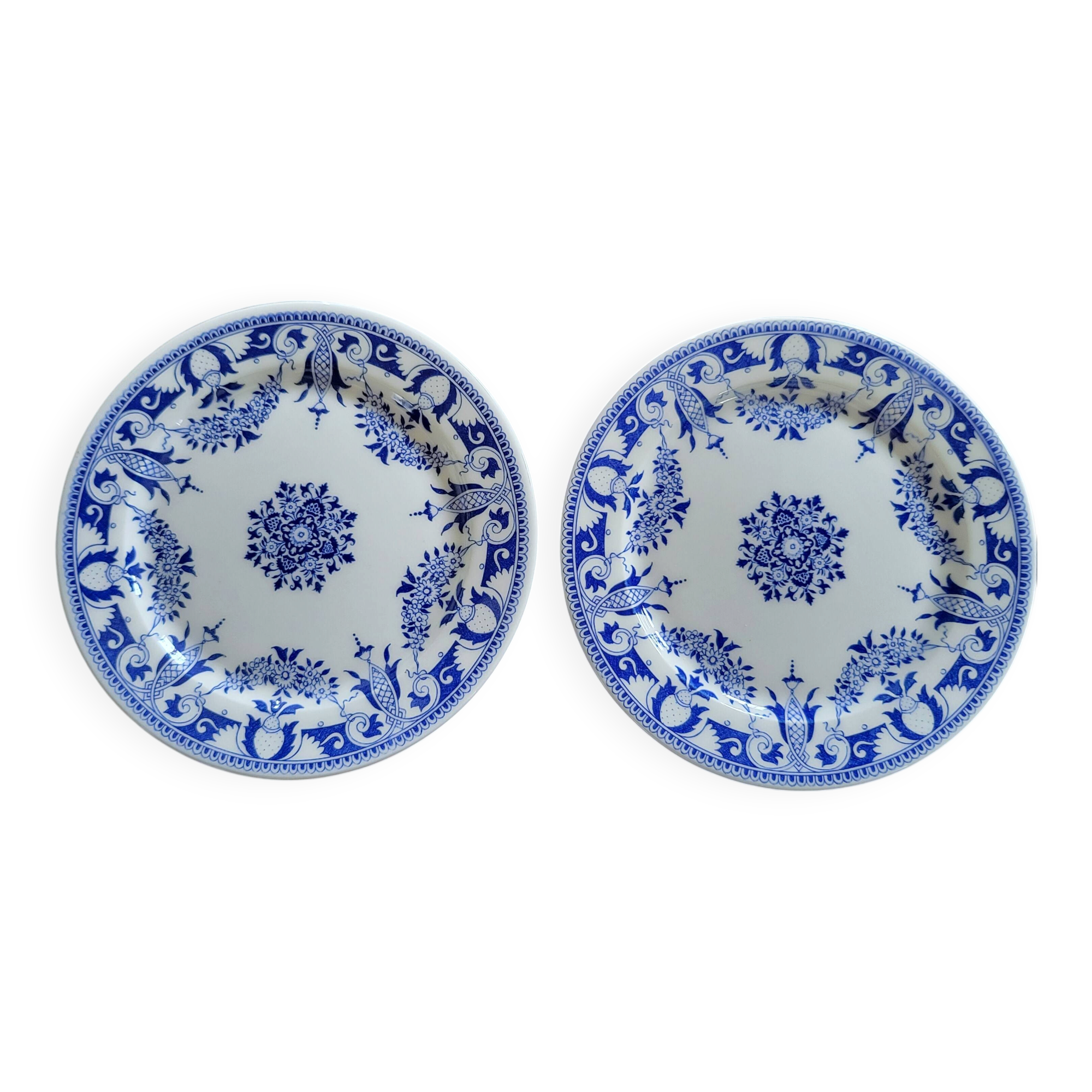 2 porcelain coasters from gien