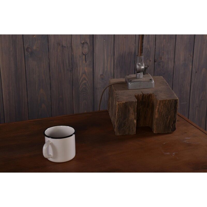 Vintage enamel cup white