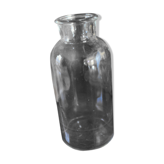 Transparent glass bottle deco diversion