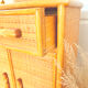 Buffet rotin vintage 