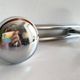 Vintage chrome metal coat stand