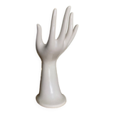 Hand in porcelain ring soliflore signed
