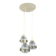 Mid-century modern cascade chandelier Pokrok Žilina, Czechoslovakia, 1970s.