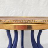 Side table with swan legs