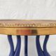 Side table with swan legs