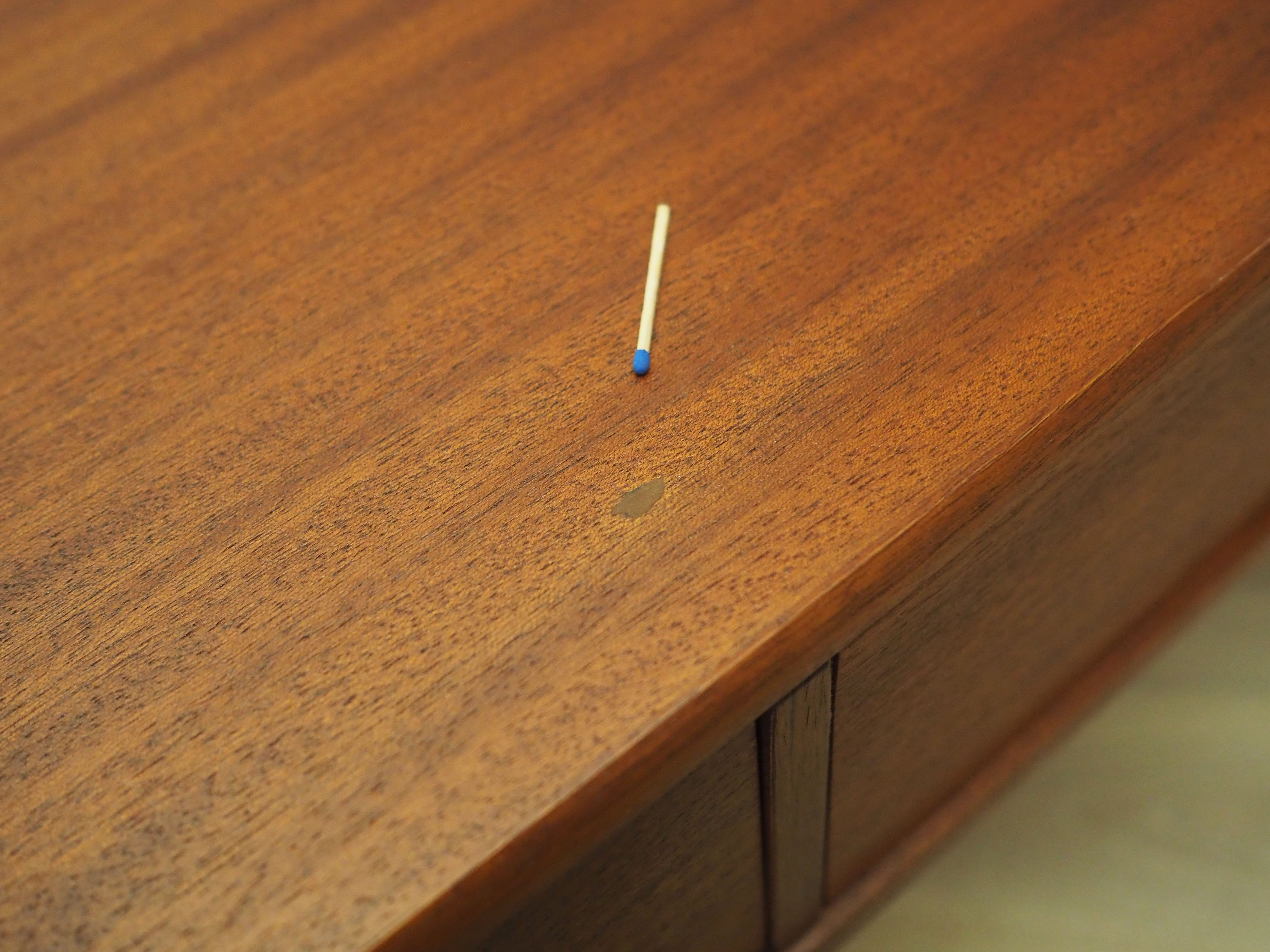 Teak lowboard, Danish design, 1960s, production: Denmark