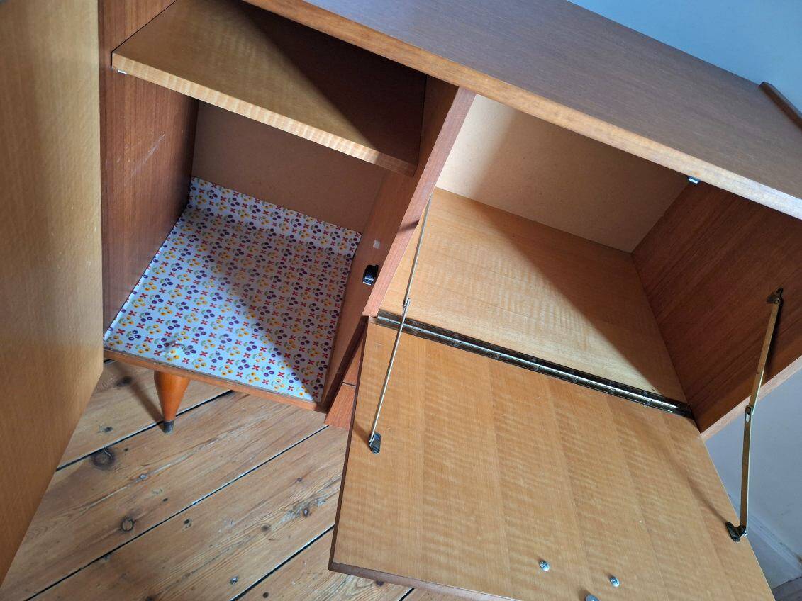 Vintage chest of drawers, sideboard, old bar furniture