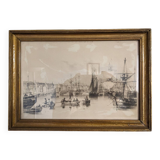 Engraved Port of Bordeaux