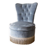 Velvet toad chair