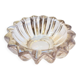 Large Art Deco molded glass ashtray Pierre D'Avesn Art Deco pocket emptier