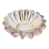 Large Art Deco molded glass ashtray Pierre D'Avesn Art Deco pocket emptier