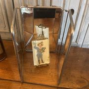 Miroir de coiffeur 3 volets vintage