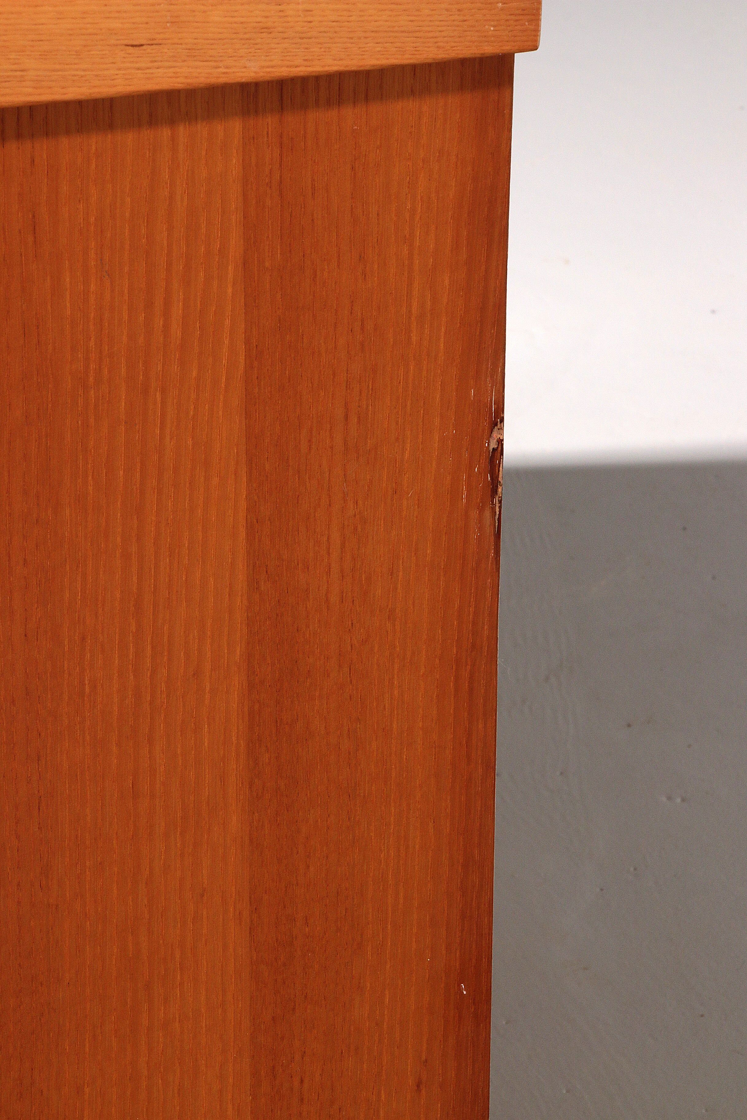 Italian architectural chest of drawers in ash