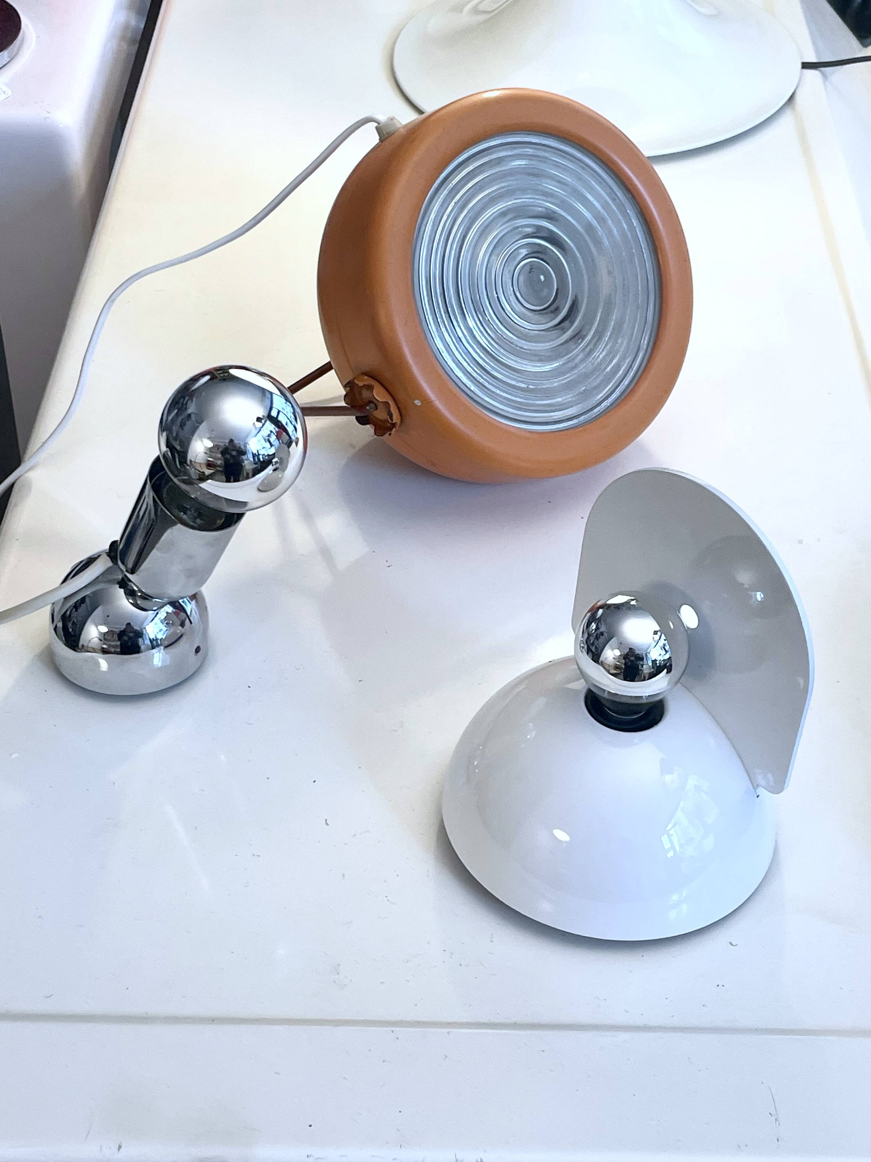 White Buco wall light Claudio Dini Artemide