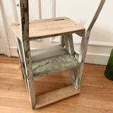 Transformable stepladder chair