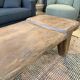 Naga coffee table in solid wood 190X61