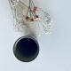 Signed ceramic tubular vase