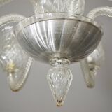 Venini ceiling lamp in Murano glass, 1950