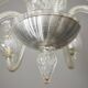 Venini ceiling lamp in Murano glass, 1950