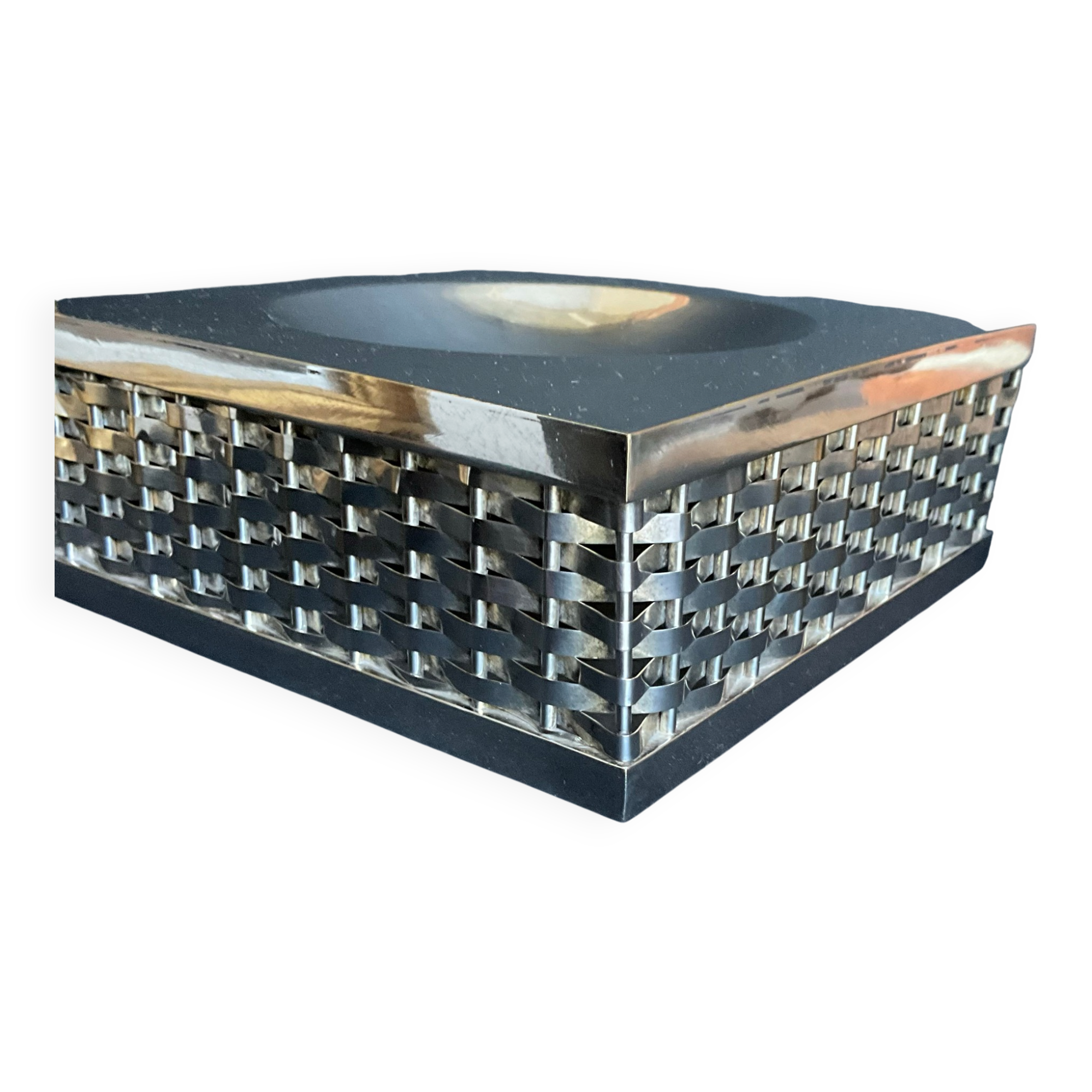 Tommaso Barbi (attributed) – Important sculptural metal vide-poche