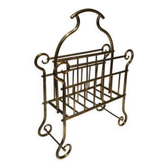 Brass magazine rack