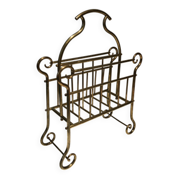 Brass magazine rack