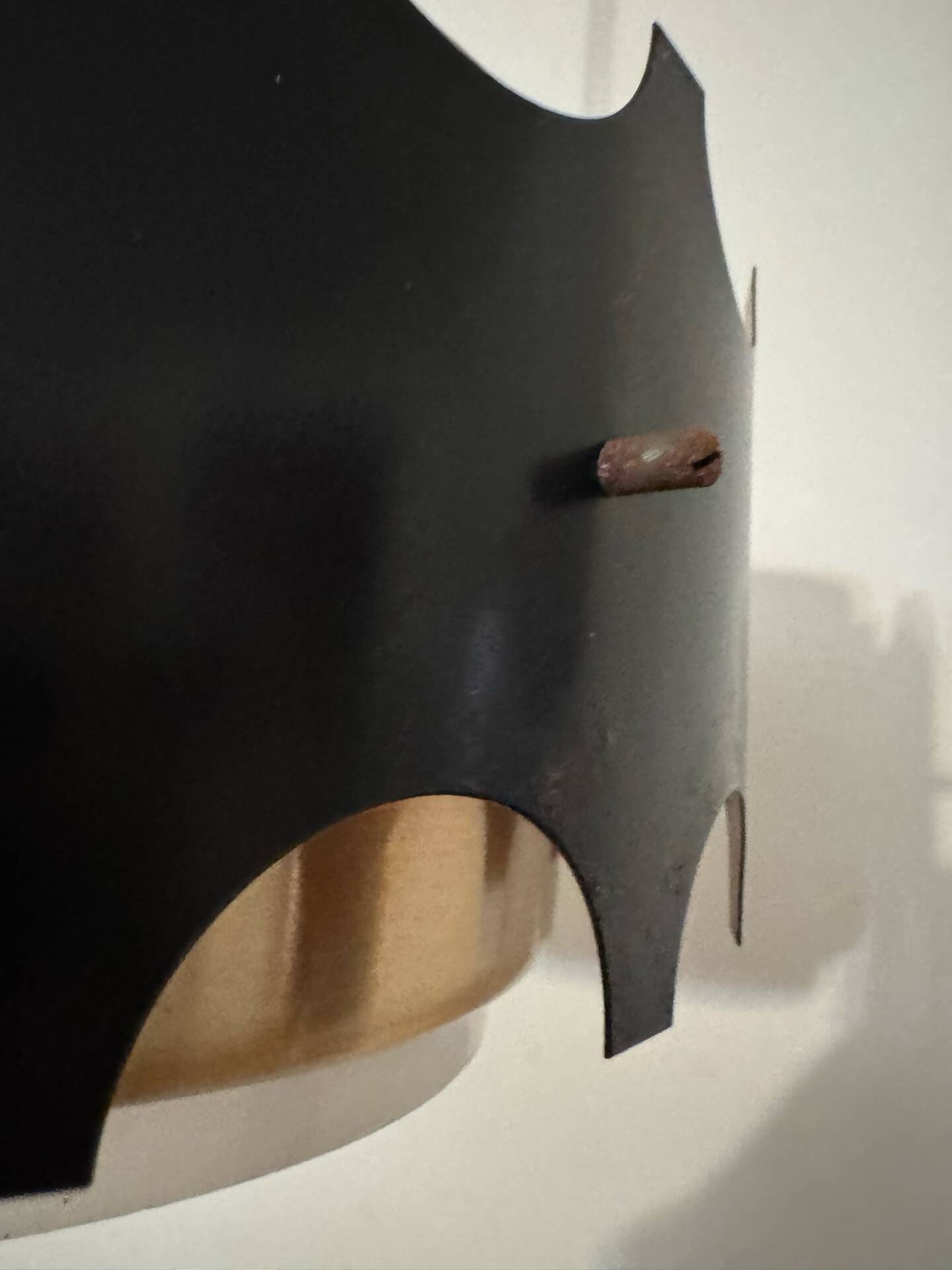Suspension design 1960s black and copper