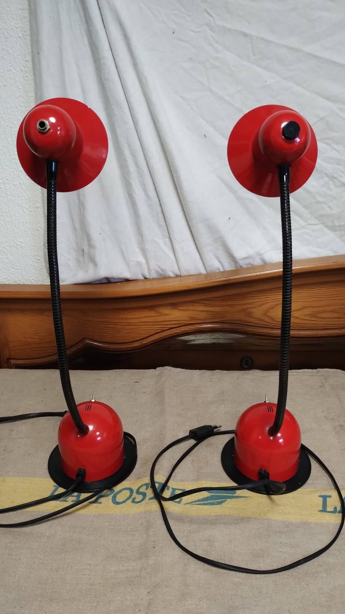 Paire de lampe stilplast Italie année 80