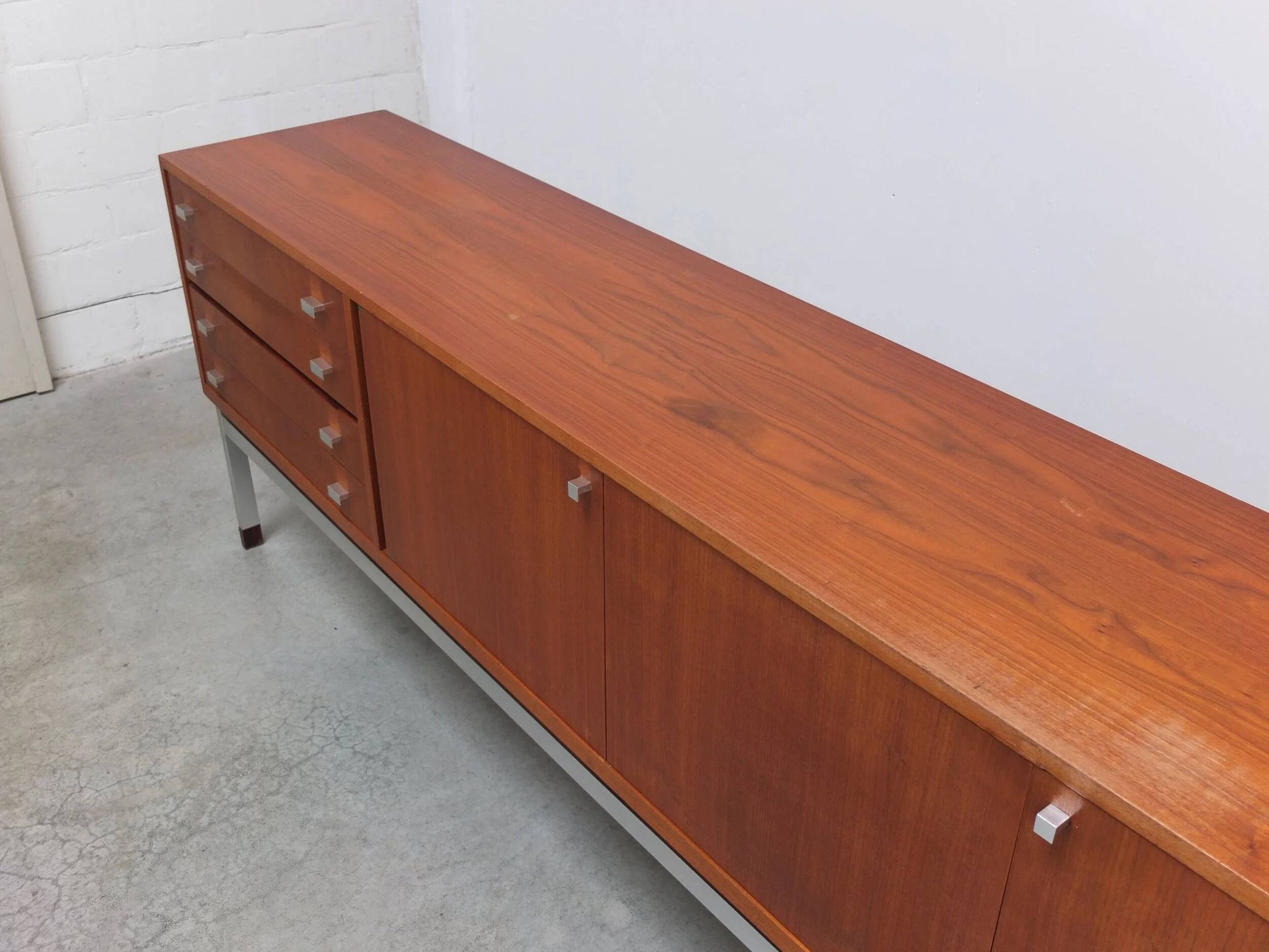 Large modernist sideboard by Werner Wölfers for V-Form, 1960s
