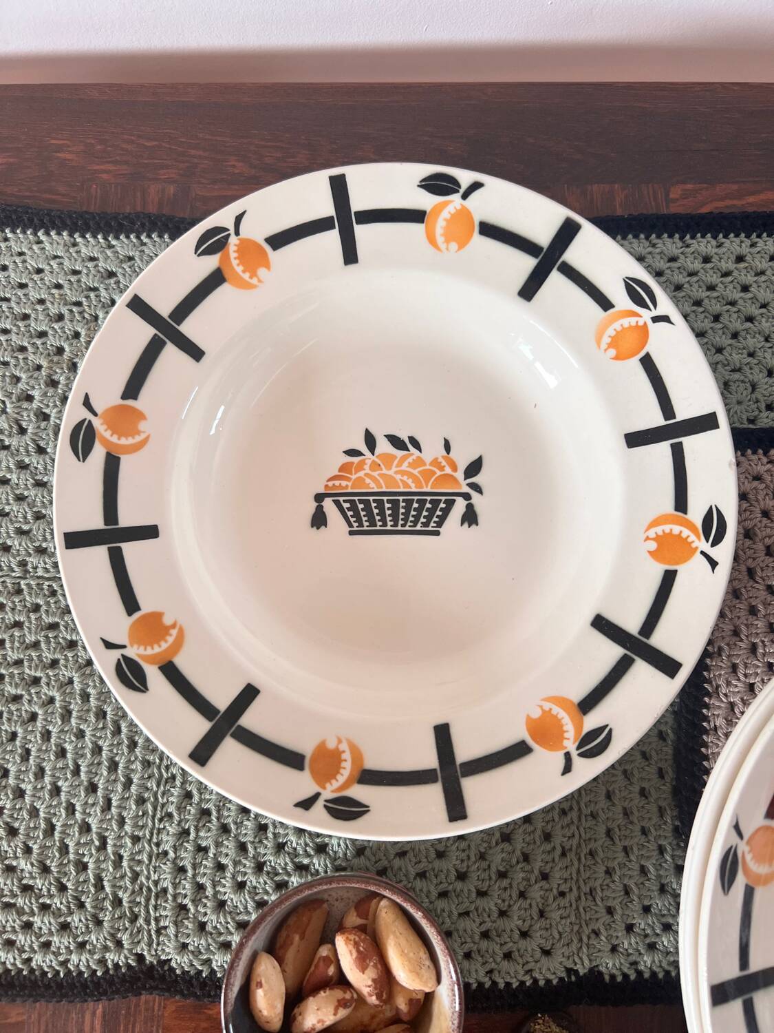 Set of 4 Badonviller hollow plates
