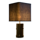 POLISHED/FROSTED BRONZE LAMP MICHEL MANGEMATIN FRANCE 1960