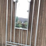 1950s Art Deco Style Coat Rack with Mirror