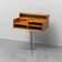 FIMSA side table with pedestal in metal, 1960s vintage modernism