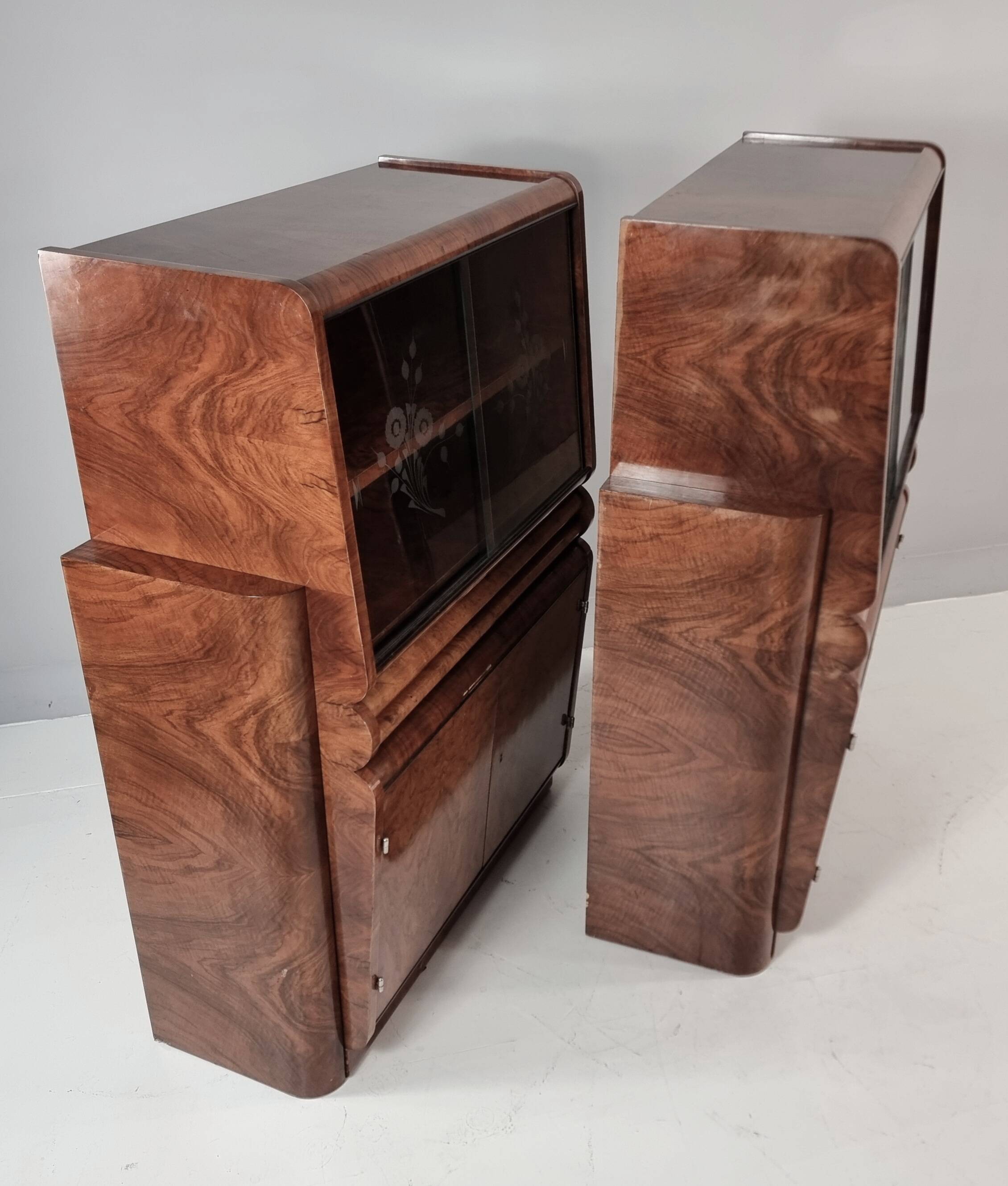 Art Deco Cabinets, 1940s